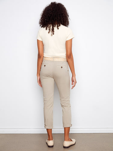 Designed with convenient slash pockets, these pants offer practicality without compromising on style by Charlie B.