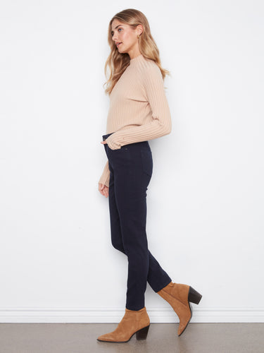 Crafted in a cropped length, these pants add a modern touch to your wardrobe essentials. By Charlie B.