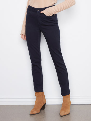 With a regular rise fit, these pants offer classic appeal suitable for various occasions. By Charlie B.