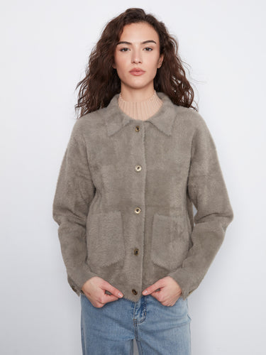 Enjoy a relaxed fit that provides ease of movement while maintaining a fashionable look in this jacket. By Charlie B.