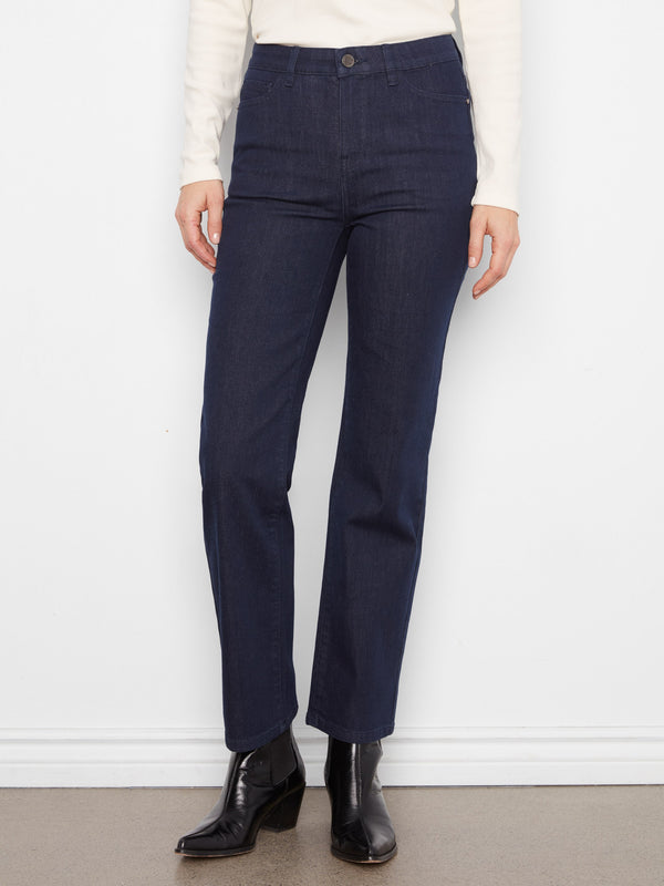 Jean à jambes droite - Bleu Noir
