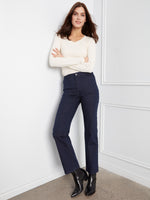 Long length denim enhances your look with elegance and versatility, suitable for both casual and formal settings. By Charlie B.