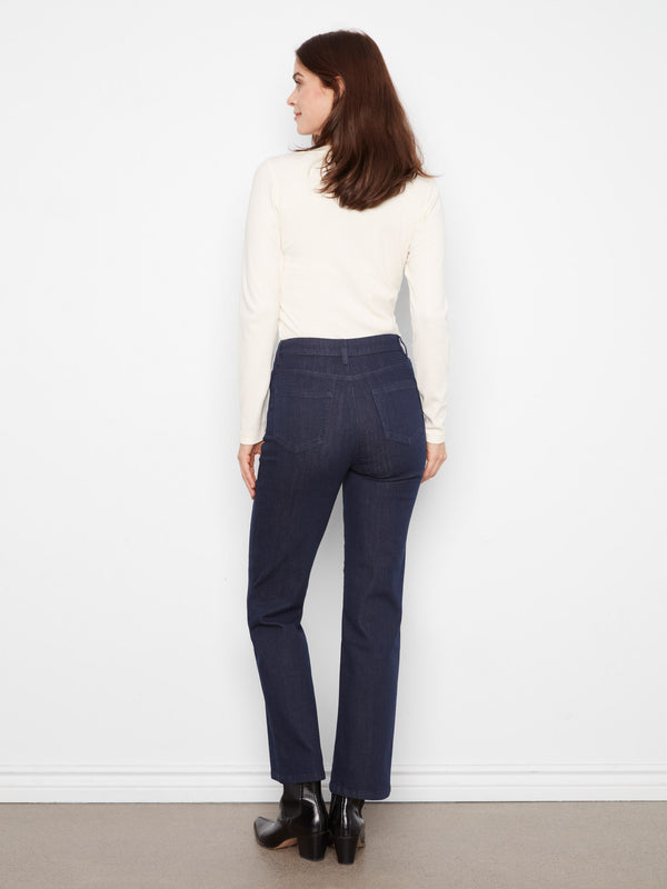 Jean à jambes droite - Bleu Noir