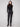 The five-pocket design enhances the practicality of these stylish charcoal jeans by Charlie B.