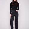 Charcoal jeans featuring a straight leg and stretch denim material for added comfort by Charlie B.