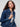 Stylish indigo denim jacket with functional button front closure by Charlie B.
