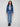 Indigo denim jacket with button front, flap pockets, and a classic collar by Charlie B.