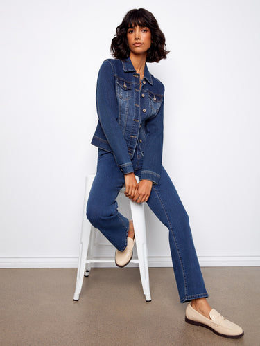 With its practical button-flap patch pockets, this jacket is perfect for keeping essentials close at hand. Created thoughtfully by Charlie B.