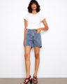 Denim shorts featuring a regular fit, perfect for casual outings. The design includes convenient patch pockets for added style by Charlie B.