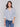 Linen blend shirt with roll-up sleeves and button tab by Charlie B.
