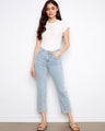 These jeans feature a straight leg style, perfect for versatile styling. Complete your wardrobe with this essential piece by Charlie B.