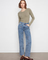 Denim jeans featuring a stylish wide leg cut, perfect for casual outings and adding a trendy touch to your wardrobe by Charlie B.