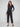 Black slim-leg techno pants featuring a relaxed fit and pull-on style, perfect for casual wear by Charlie B.