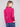Slim-fit hibiscus sweater in textured fabric, matched with stylish blue jeans by Charlie B.