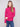 Sophisticated slim-fit hibiscus sweater in textured fabric paired effortlessly with jeans by Charlie B.