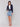Navy bolero with elegant long sleeves by Charlie B.