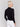 Chic tie front detail on a black bolero by Charlie B.