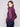 Chic berry jacket with a smooth lapel notch collar, perfect for layering in transitional weather by Charlie B.