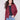 Women's cabernet faux suede jacket with a stylish hook-and-eye closure, enhancing its sleek look by Charlie B.