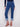 Cropped length indigo jeans featuring a five-pocket design and regular rise for versatile styling by Charlie B.