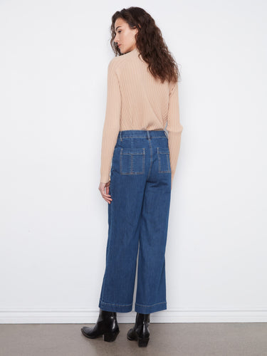 Designed with practicality in mind, these jeans have convenient patch pockets and an ankle-grazing length. By Charlie B.