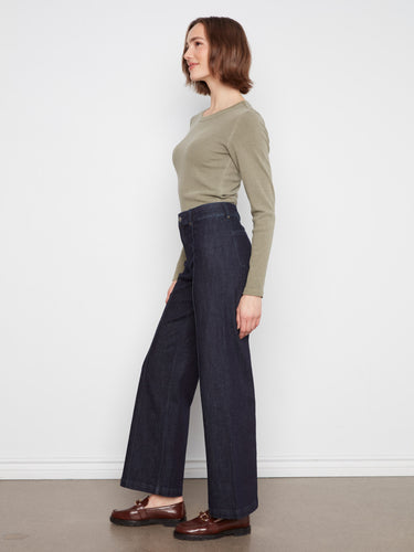 Highlighted by front seam detail, these jeans bring a touch of sophistication to any ensemble. Designed with care by Charlie B.