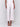 Light pink wide-leg twill pants with raw edge hem, five-pocket design, and regular rise by Charlie B.