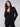 Blazer with Ruched Back - Black - Charlie B Collection Canada - Image 1