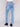 Bootcut Jeans with Asymmetrical Hem - Light Blue - Charlie B Collection Canada - Image 3