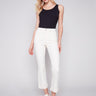 Bootcut Stretch Twill Pants - Natural - Charlie B Collection Canada - Image 1