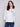 Cotton Sweater With Flower Embroidery - White - Charlie B Collection Canada - Image 1