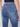 Cropped Bootcut Jeans with Asymmetrical Hem - Medium Blue - Charlie B Collection Canada - Image 6