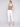 Cropped Twill Pants with Zipper Detail - White - Charlie B Collection Canada - Image 5