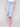 Denim Midi Skirt with Frayed Hem - Light Blue - Charlie B Collection Canada - Image 3