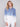 Dip Dye Linen Blend Jacket - Blue - Charlie B Collection Canada - Image 1