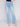 Flare Jeans with Decorative Buttons - Light Blue - Charlie B Collection Canada - Image 6