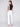 Flare Twill Pants with Decorative Buttons - White - Charlie B Collection Canada - Image 5