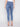 Frayed Hem Cropped Denim Pants - Medium Blue - Charlie B Collection Canada - Image 5