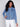 Jean Jacket with Frayed Edges - Medium Blue - Charlie B Collection Canada - Image 4