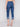 Cropped Jeans with Embroidered Cuff - Indigo - Charlie B Collection Canada - Image 3