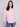 Linen Blend Button-Down Shirt - Flamingo - Charlie B Collection Canada - Image 1