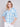 Plaid Cotton Gauze Shirt - Blue - Charlie B Collection Canada - Image 3
