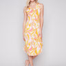 Printed Sleeveless Cotton Dress - Sorbet - Charlie B Collection Canada - Image 1