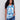 Printed Sleeveless Cotton Slub Knit Top - Sky - Charlie B Collection Canada - Image 1