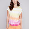 Printed Sleeveless Top - Sunset - Charlie B Collection Canada - Image 1