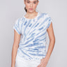 Printed Sleeveless Top - River - Charlie B Collection Canada - Image 1