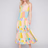 Printed Tiered Maxi Dress - Mosaic - Charlie B Collection Canada - Image 1