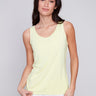 Reversible Bamboo Cami - Anise - Charlie B Collection Canada - Image 1