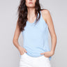 Reversible Bamboo Cami - Sky - Charlie B Collection Canada - Image 1