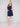 Sleeveless A-Line Linen Dress - Navy - Charlie B Collection Canada - Image 3